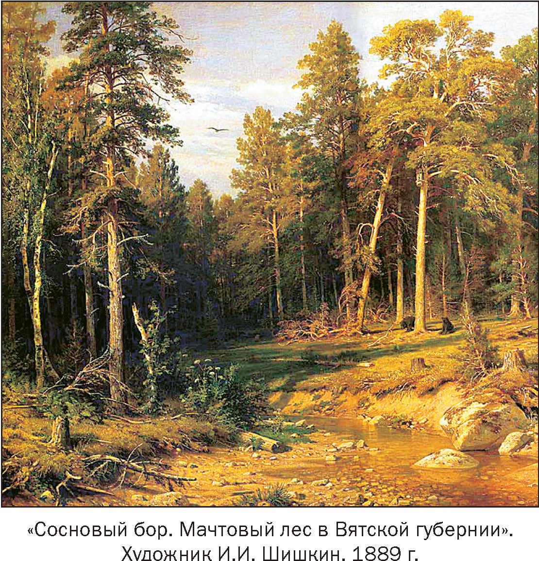 Сосновый Бор Шишкин Картина Купить